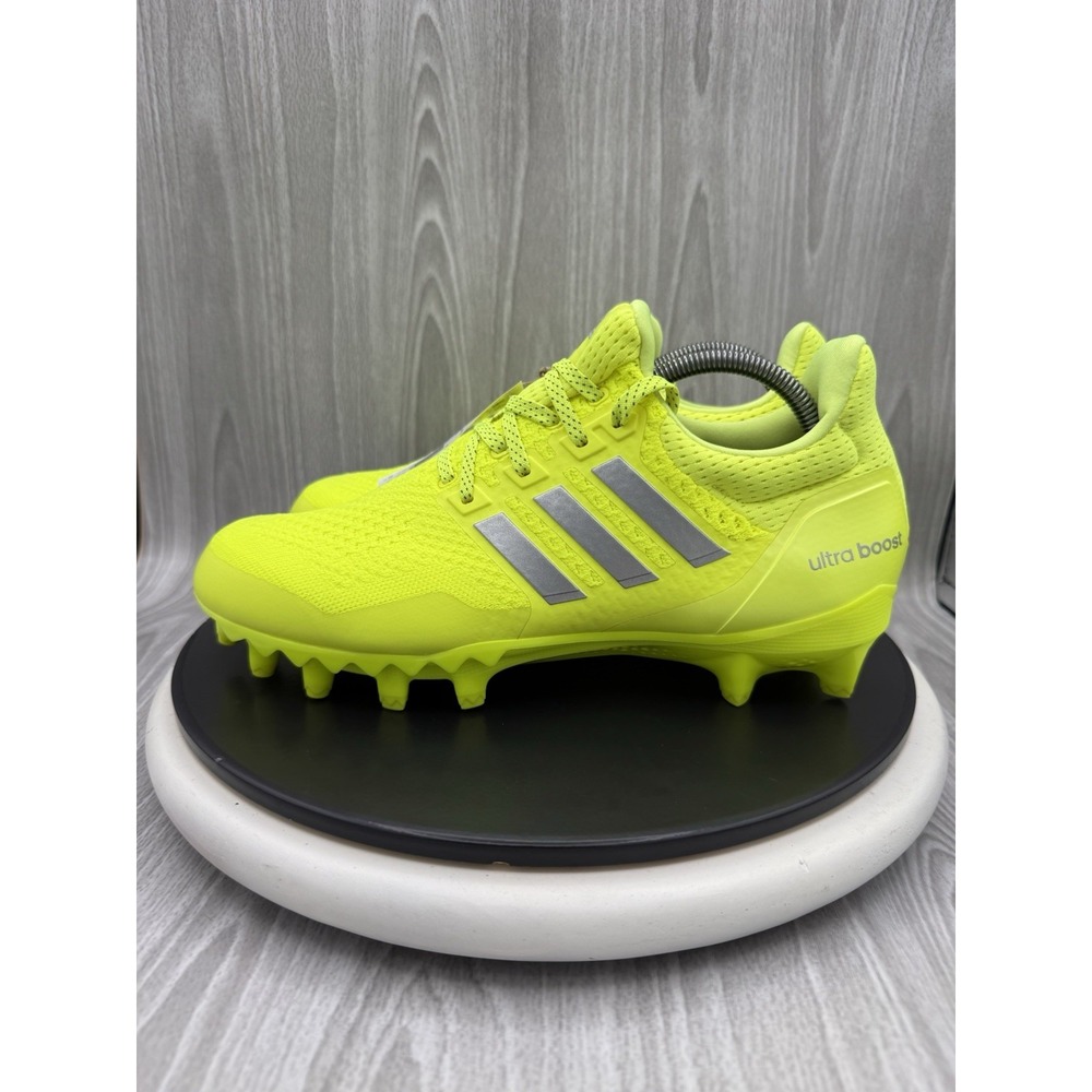 Adidas Ultraboost Mens Size 15 Football Cleats Solar Yellow Shoes JP7413 NEW